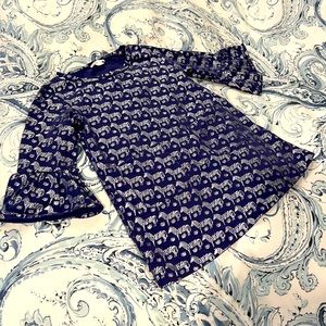 Adorable zebra print dress